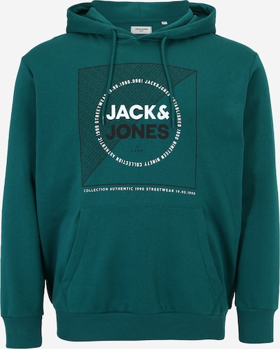 Felpa 'RALF' Jack & Jones Plus di colore verde scuro / bianco, Visualizzazione prodotti