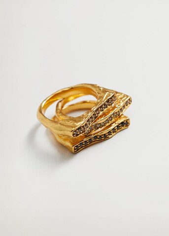 MANGO Ring 'Maya' in Gold
