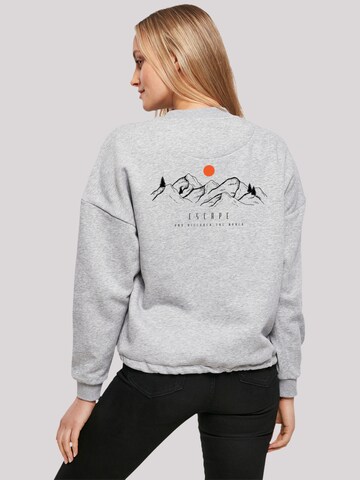 F4NT4STIC Sweatshirt 'Discover the world' in Grey