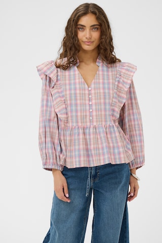 Chemisier 'CUjada' CULTURE en mélange de couleurs : devant