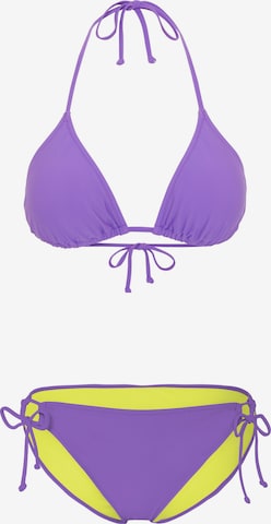 CHIEMSEE Triangel Bikini in Lila: predná strana