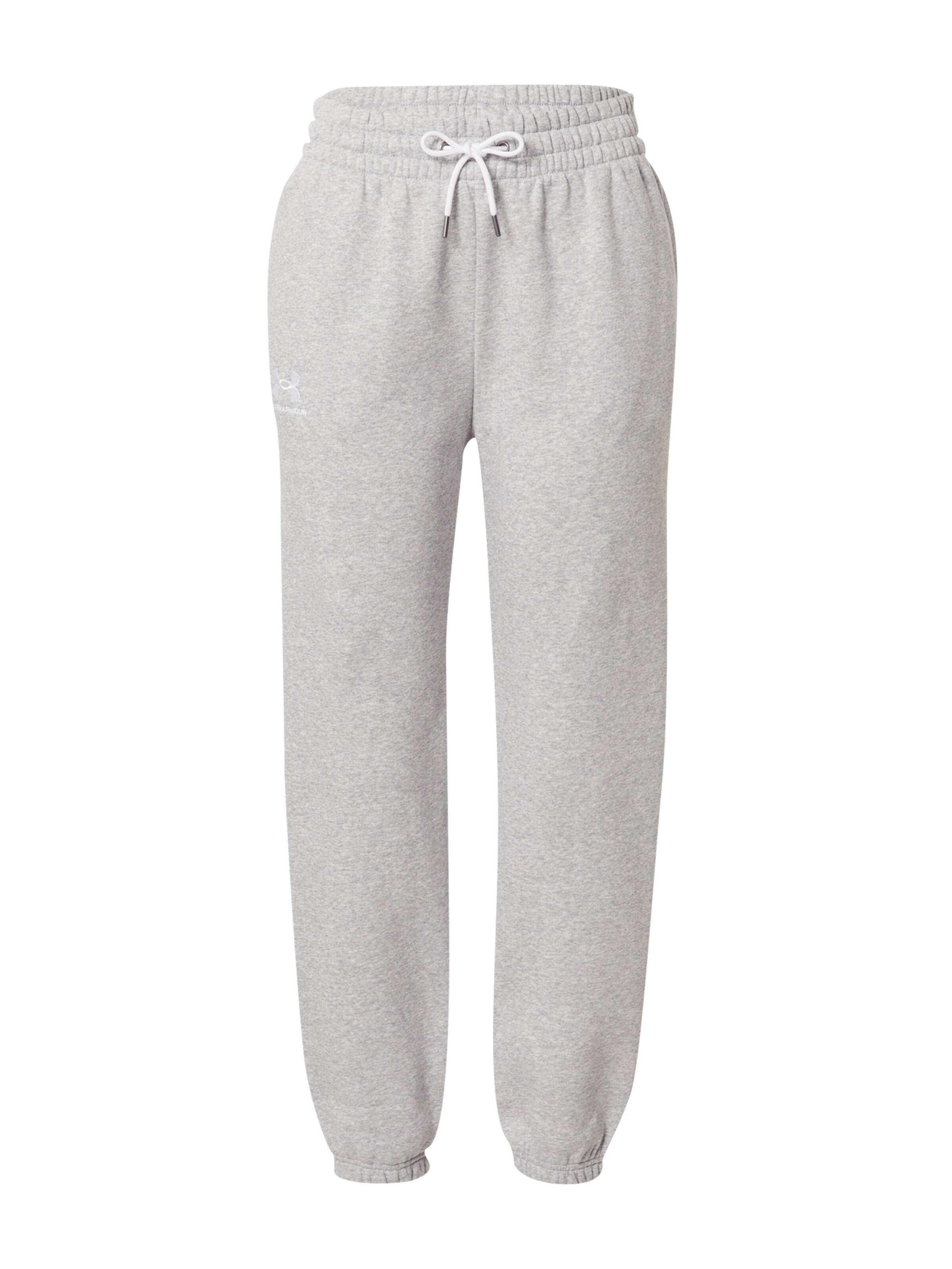 Tapered Pantaloni sportivi 'Essential' di UNDER ARMOUR in grigio: frontale