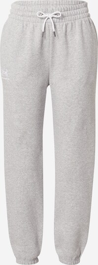 UNDER ARMOUR Спортивные штаны 'Essential' в Серый меланж / Белый, Обзор товара