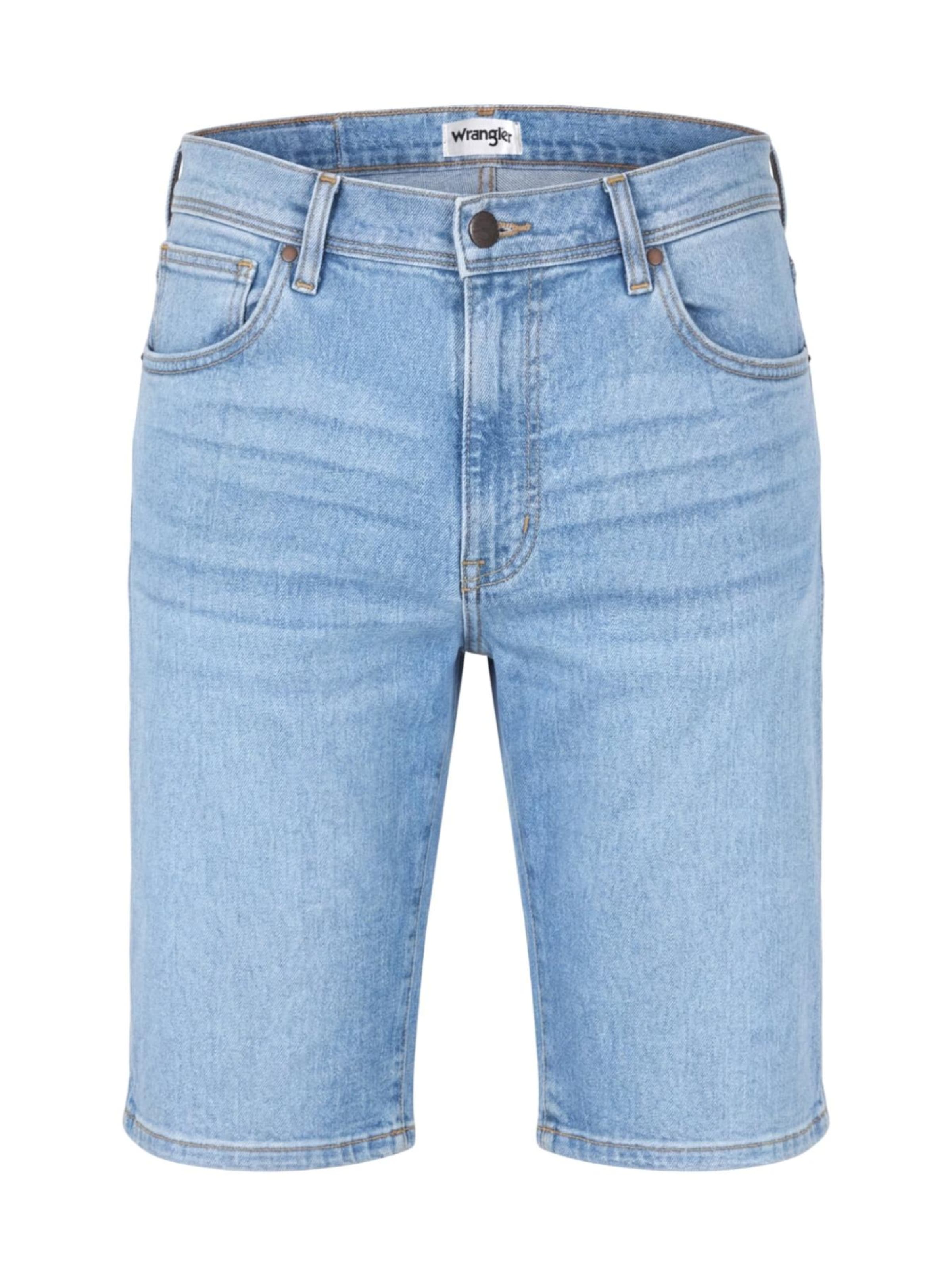 WRANGLER - Slimfit Vaquero 'SLATE SHADE' en azul: frente