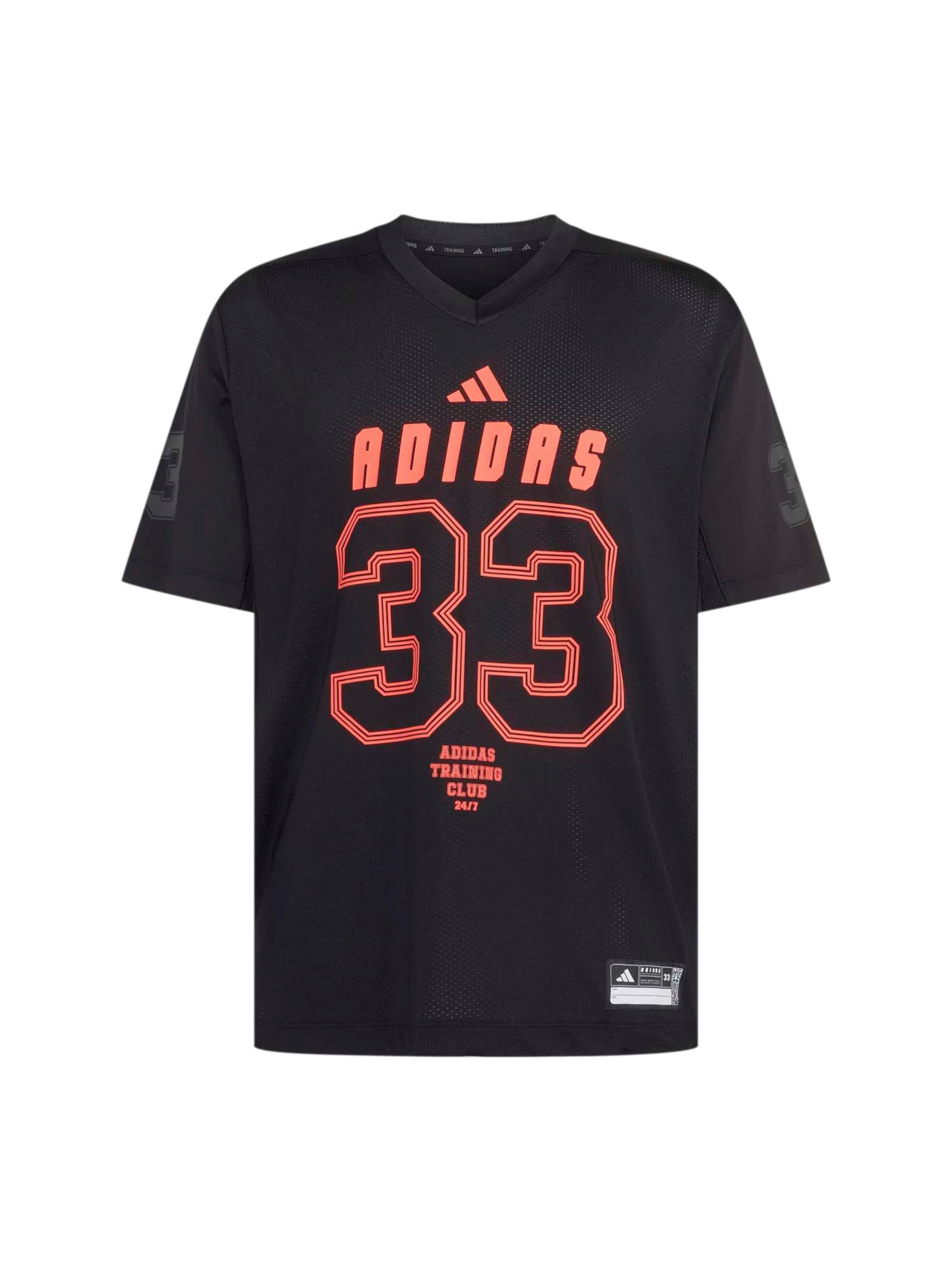 ADIDAS PERFORMANCE Funktionsskjorte 'US' i XS i antracit / lys rød / sort, Produktvisning