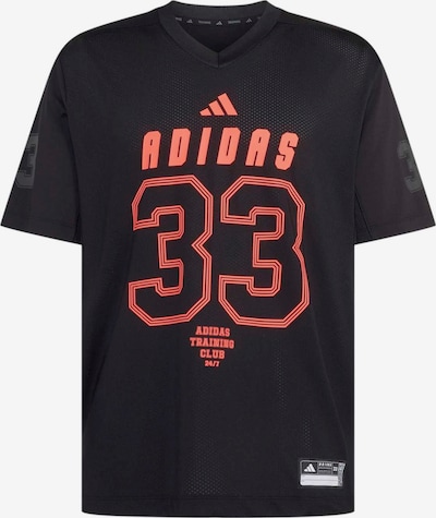 XS dydžio Sportiniai marškinėliai 'US' iš ADIDAS PERFORMANCE, spalva – antracito spalva / šviesiai raudona / juoda, Prekių apžvalga