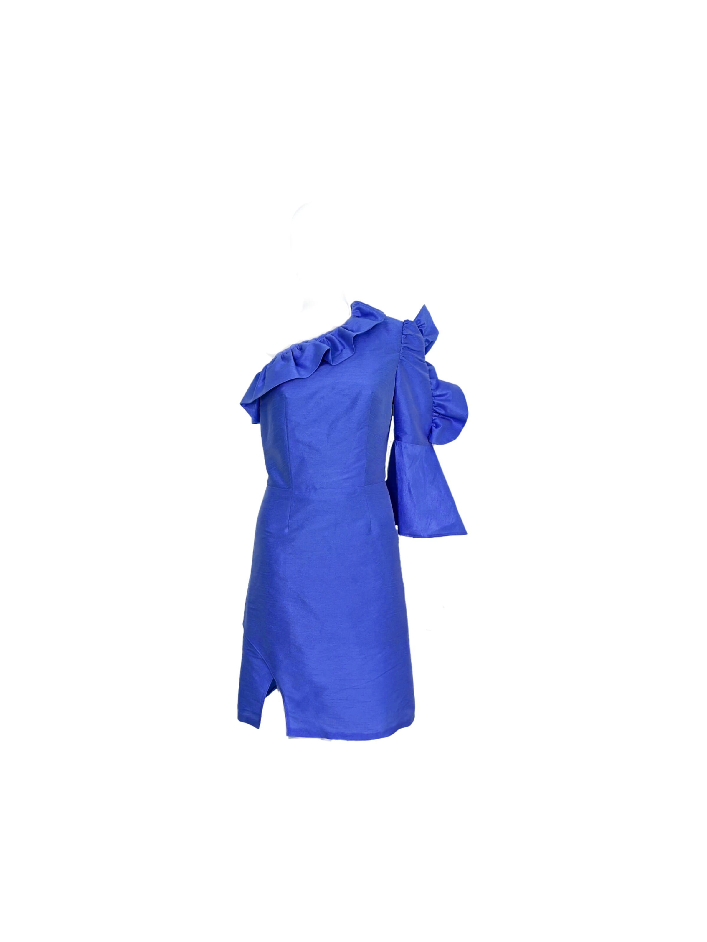 MARYLAND Studio Kleid 'iconic everywhere'‌‌‌‌‌‌ in Blau: Vorderseite