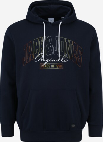 Jack & Jones Plus Sweatshirt 'PENNY' in Blau: predná strana