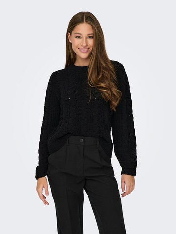JDY Pullover 'Josia' in Schwarz: Vorderseite