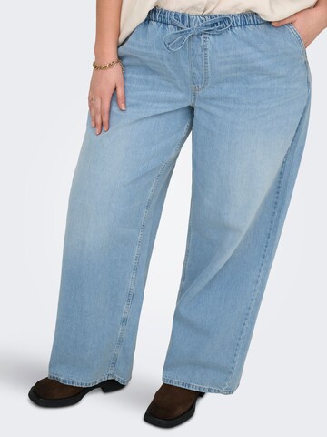 Wide Leg Jean 'CARJay' ONLY Carmakoma en bleu