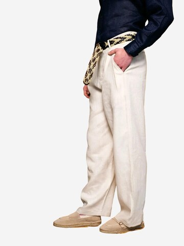 Loosefit Pantaloni con pieghe di Giesto in beige