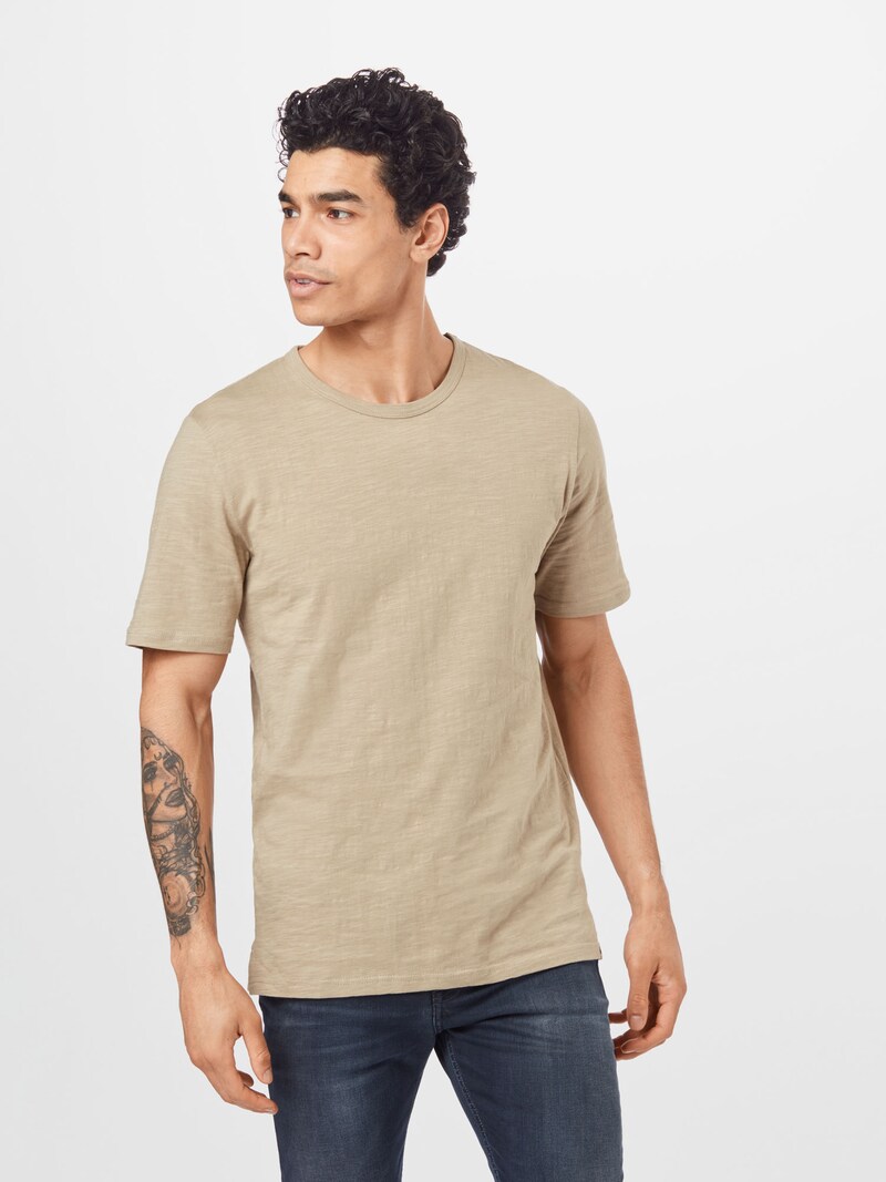 Men Clothing minimum Classic t-shirts Beige