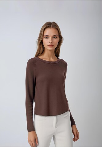 rethinkit studios Pullover 'Oslo' in Braun: Vorderseite