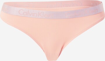 Calvin Klein Underwear Стринги 'RADIANT' в Бежевый: спереди