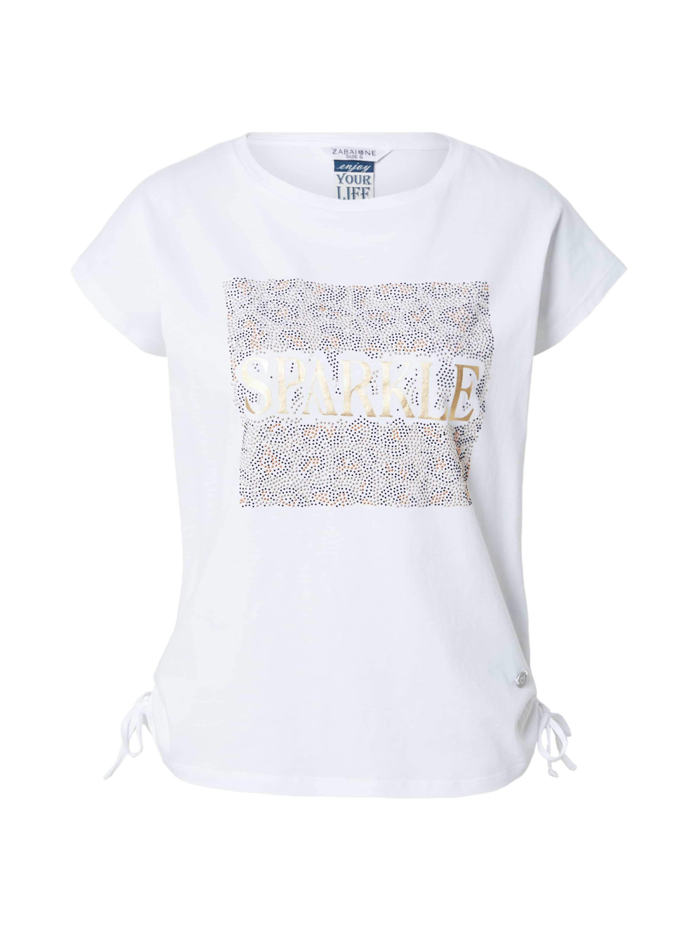 T-shirt 'Am44ber' ZABAIONE en blanc : devant