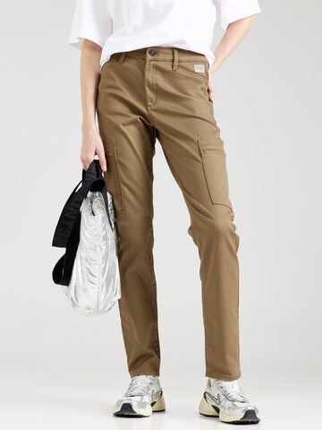 G-STAR Skinny Cargo Pants in Brown: front