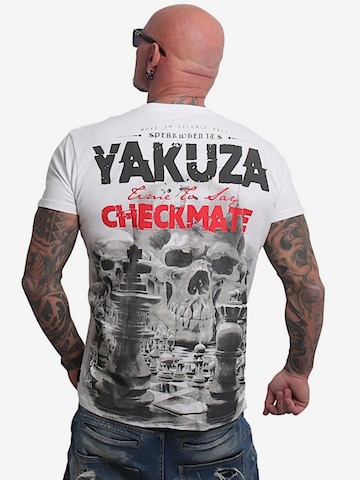 Yakuza Shirt 'Checkmate' in White