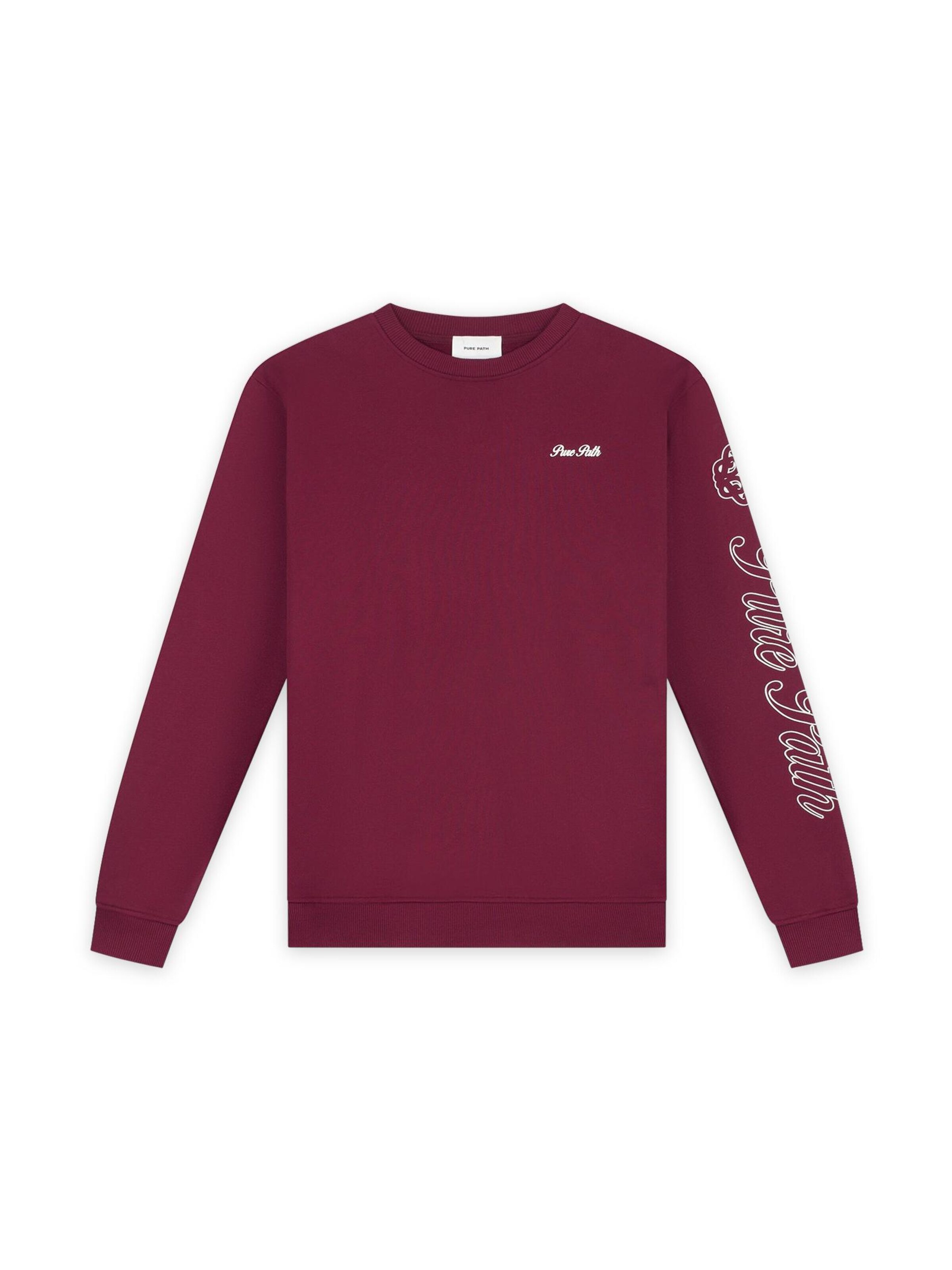 Pure Path Sweatshirt in Red: front