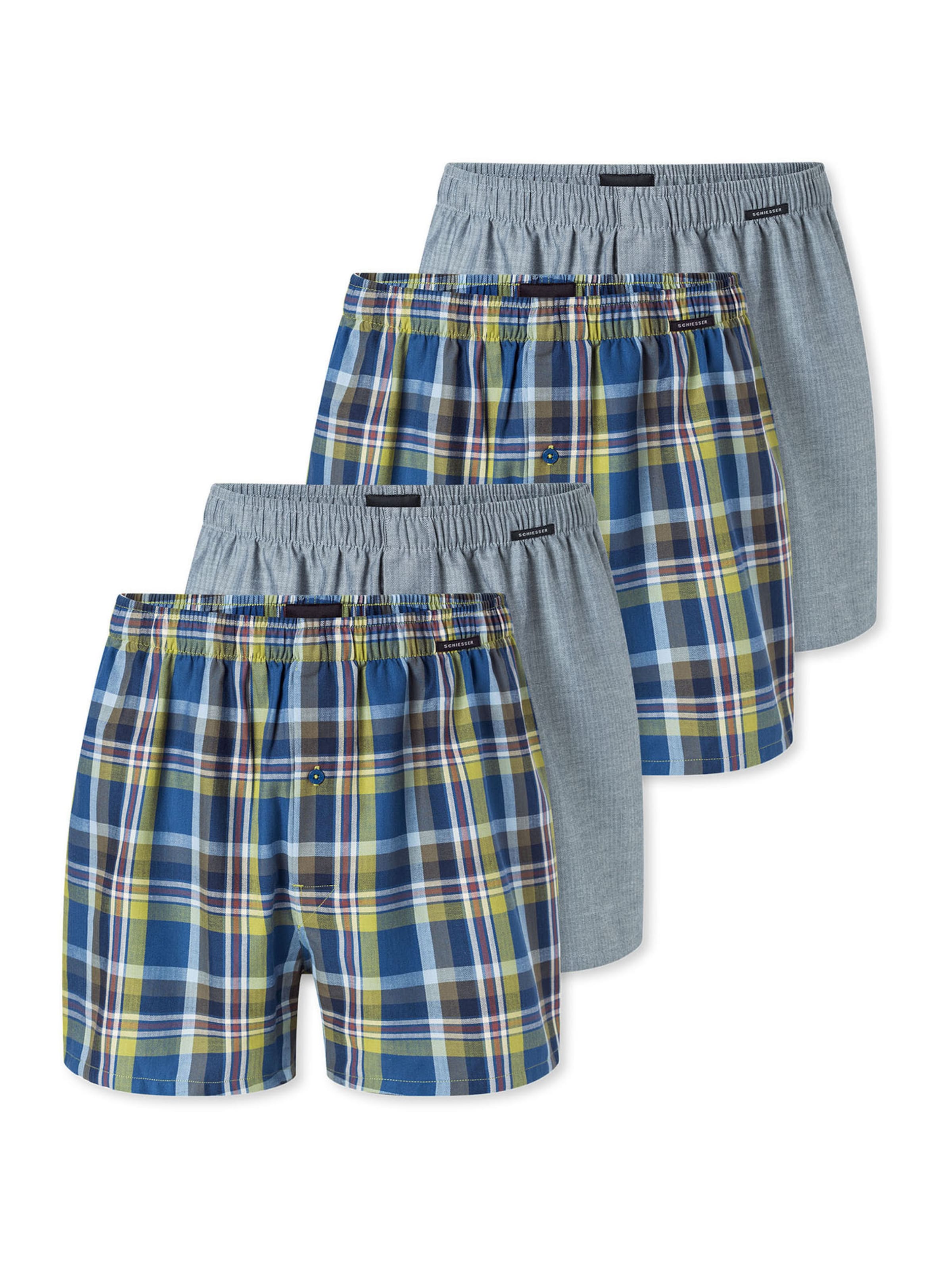 Boxers ' Multipacks ' SCHIESSER en bleu : devant
