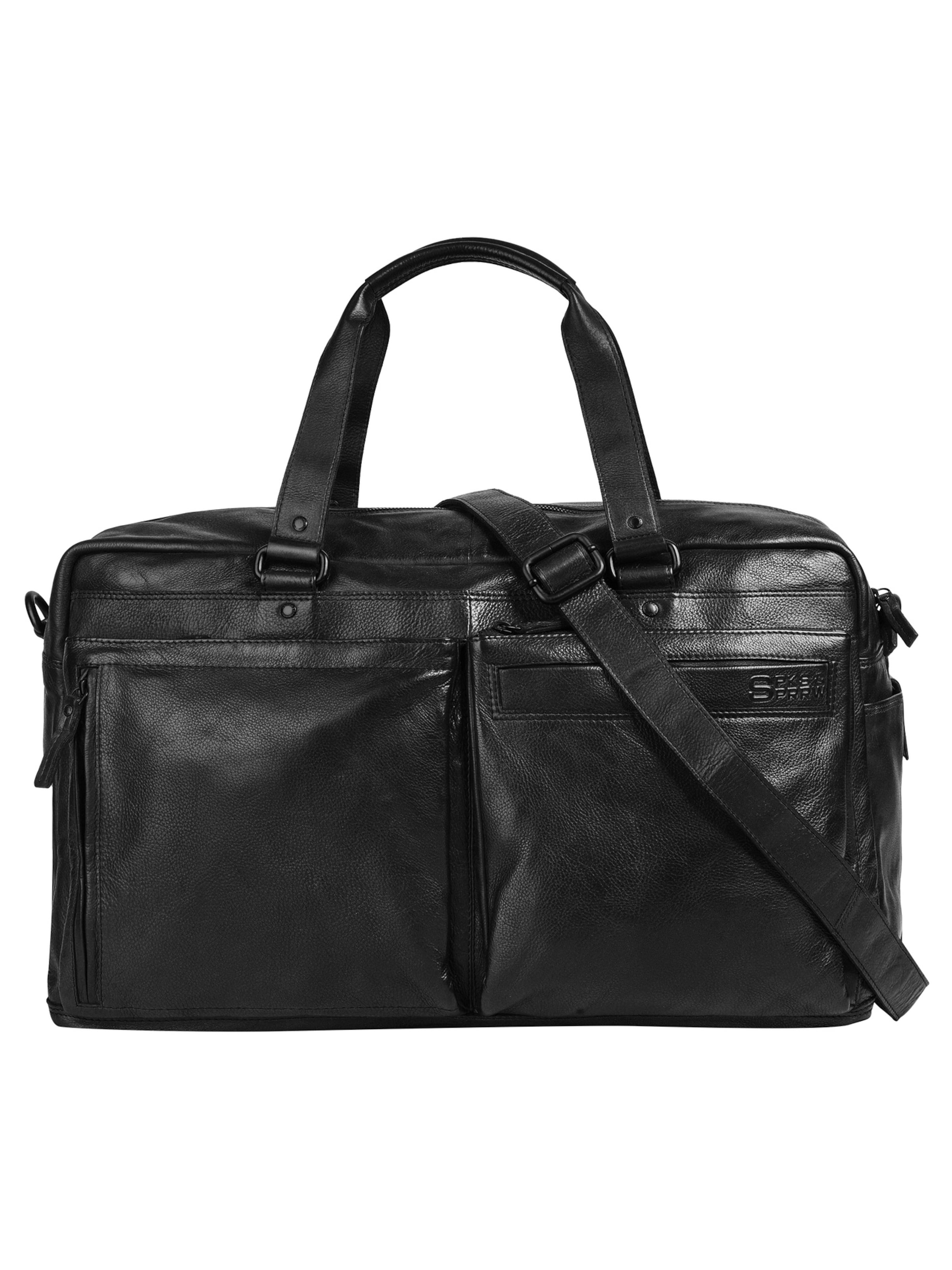 Spikes & Sparrow Reisetasche‌‌‌‌‌‌ in Schwarz: Vorderseite