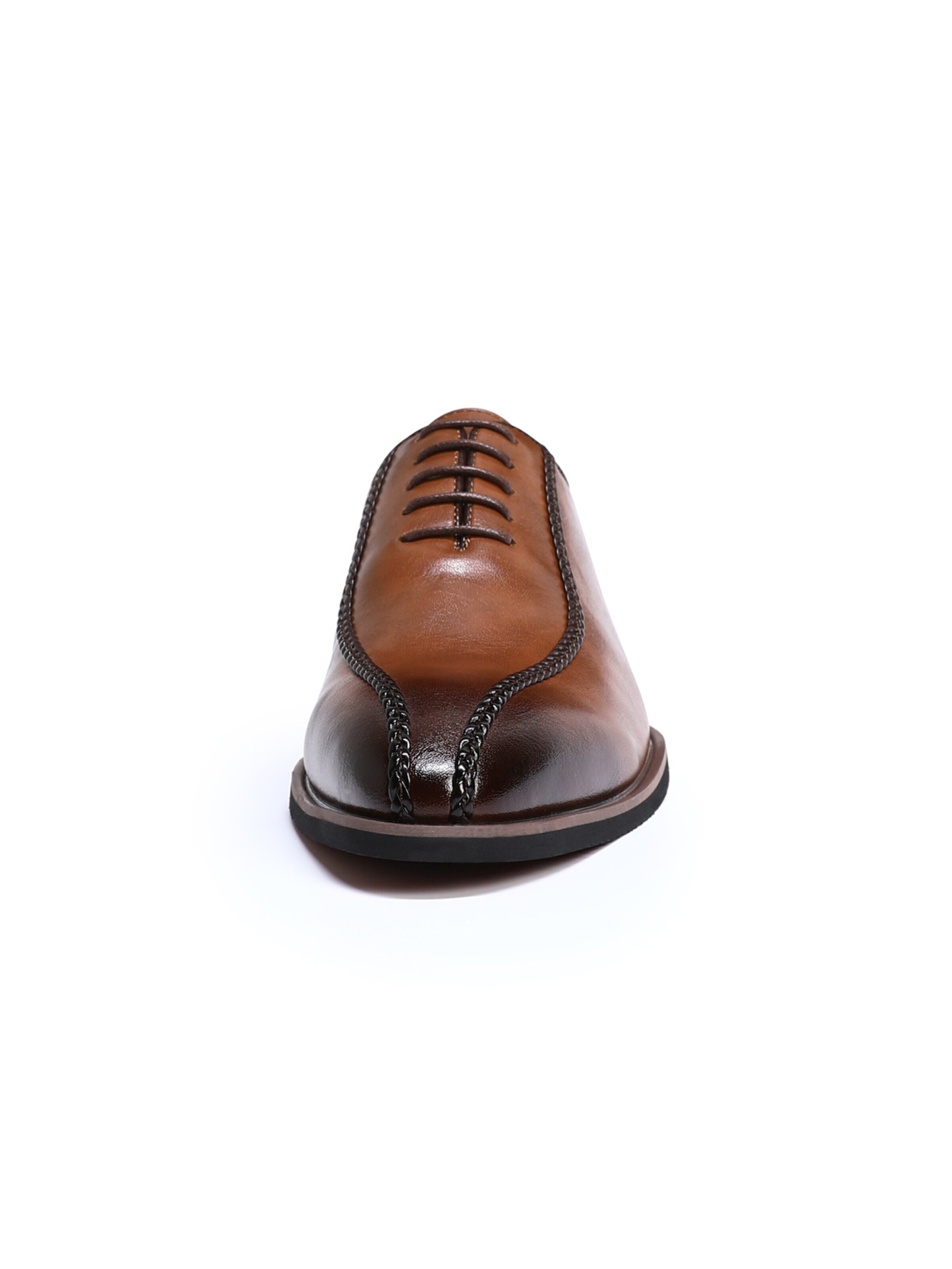 ALLTHEMEN Lace-Up Shoes 'Morgenlicht' in Brown