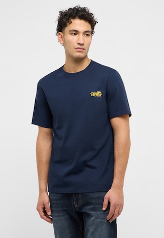MUSTANG T-Shirt 'Austin' in Blau: Vorderseite