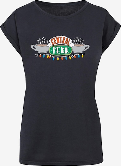 ABSOLUTE CULT T-shirt 'Friends - Central Perk Christmas Lights' en vert / rouge / noir / blanc cassé, Vue avec produit