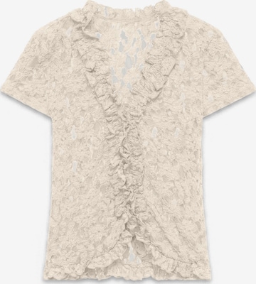 Chemisier 'AWKienna' VERO MODA en blanc : devant