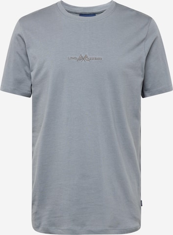 T-Shirt Lindbergh en bleu : devant