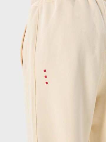 Ossy Homer Loosefit Sporthose '450 GSM Heavy Cotton' in Beige