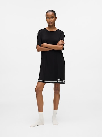 Karl Lagerfeld Spalna srajca | črna barva