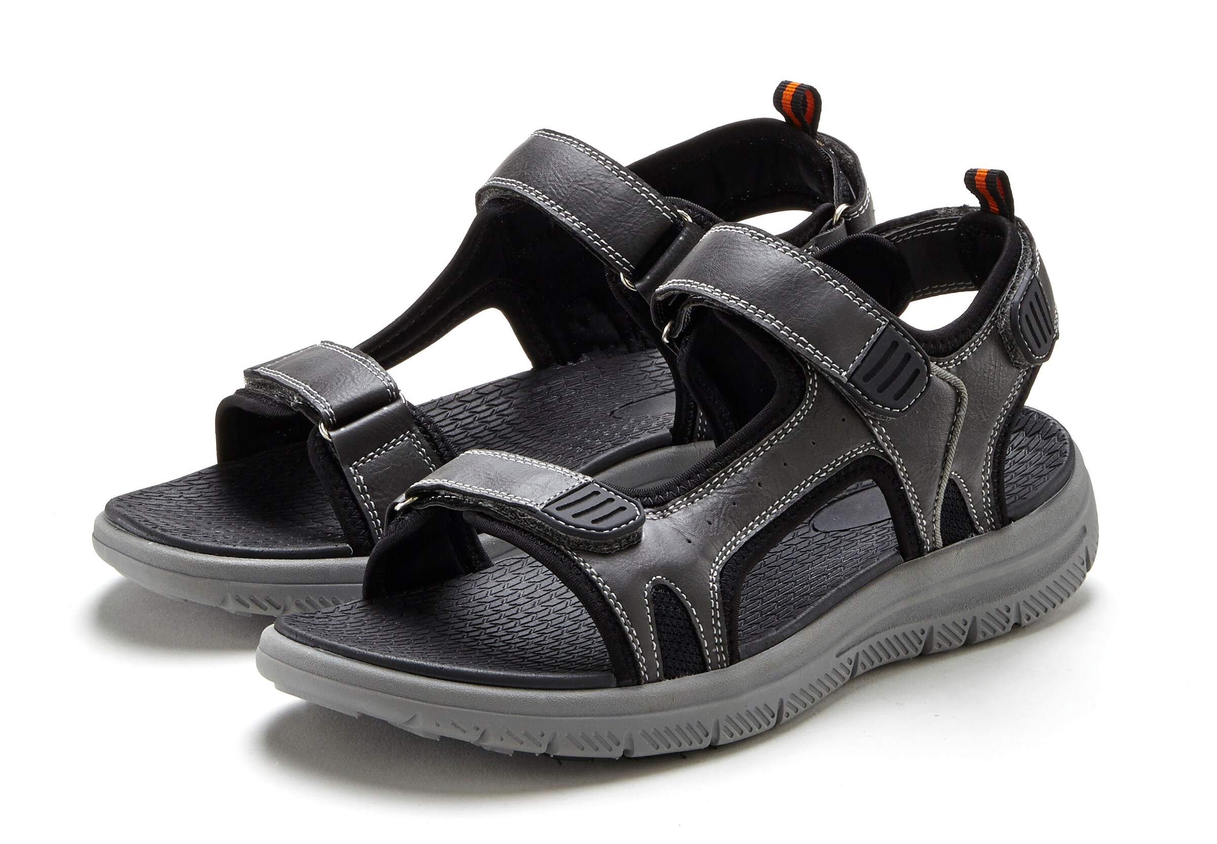 Authentic Le Jogger Hiking Sandals in Black