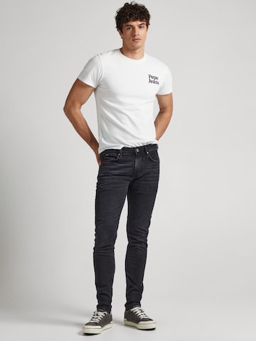 Pepe Jeans Skinny Kavbojke | siva barva