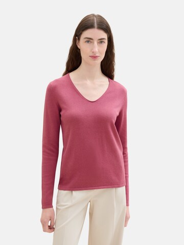 TOM TAILOR Trui in Roze: voorkant