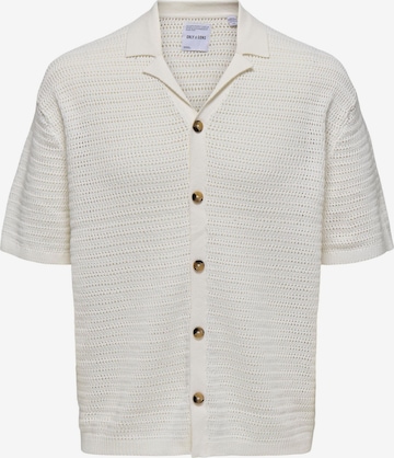 Only & Sons Hemd 'Thiago' in Weiß: Vorderseite