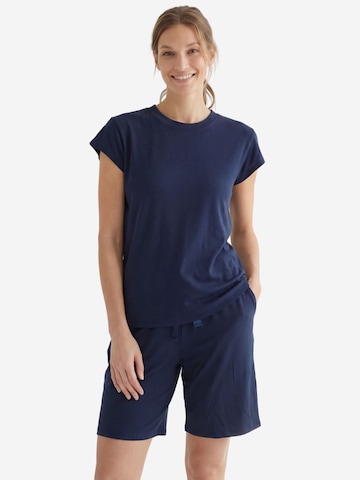 Pantalon de pyjama 'Bea long' Myjama en bleu : devant