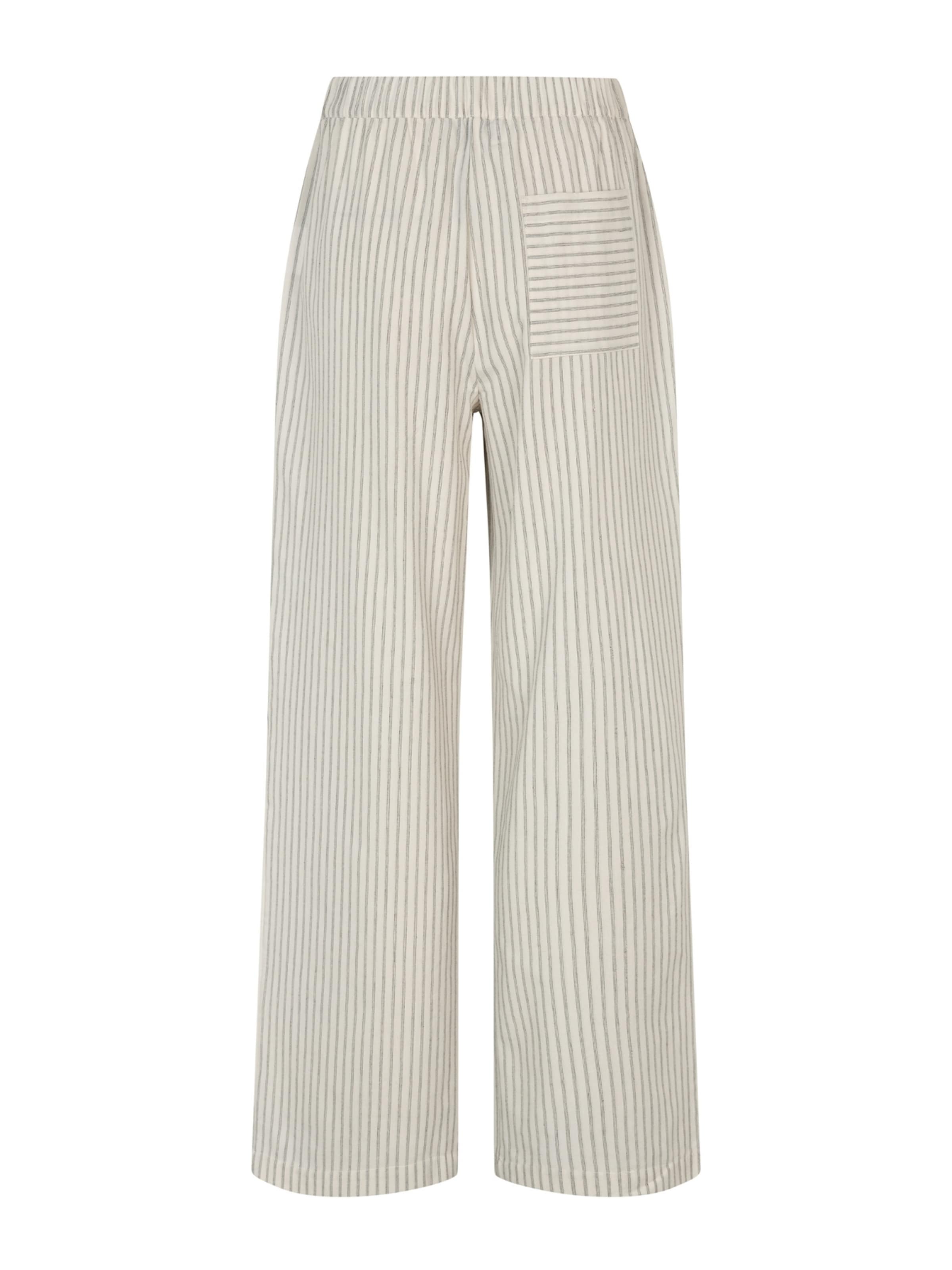 modström Широки крачоли Панталон 'Nanikamd' в бяло