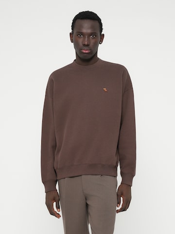 Abercrombie & Fitch Sweatshirt i brun: framsida