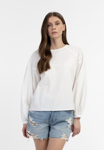 DreiMaster Vintage - Blusa en blanco: frente