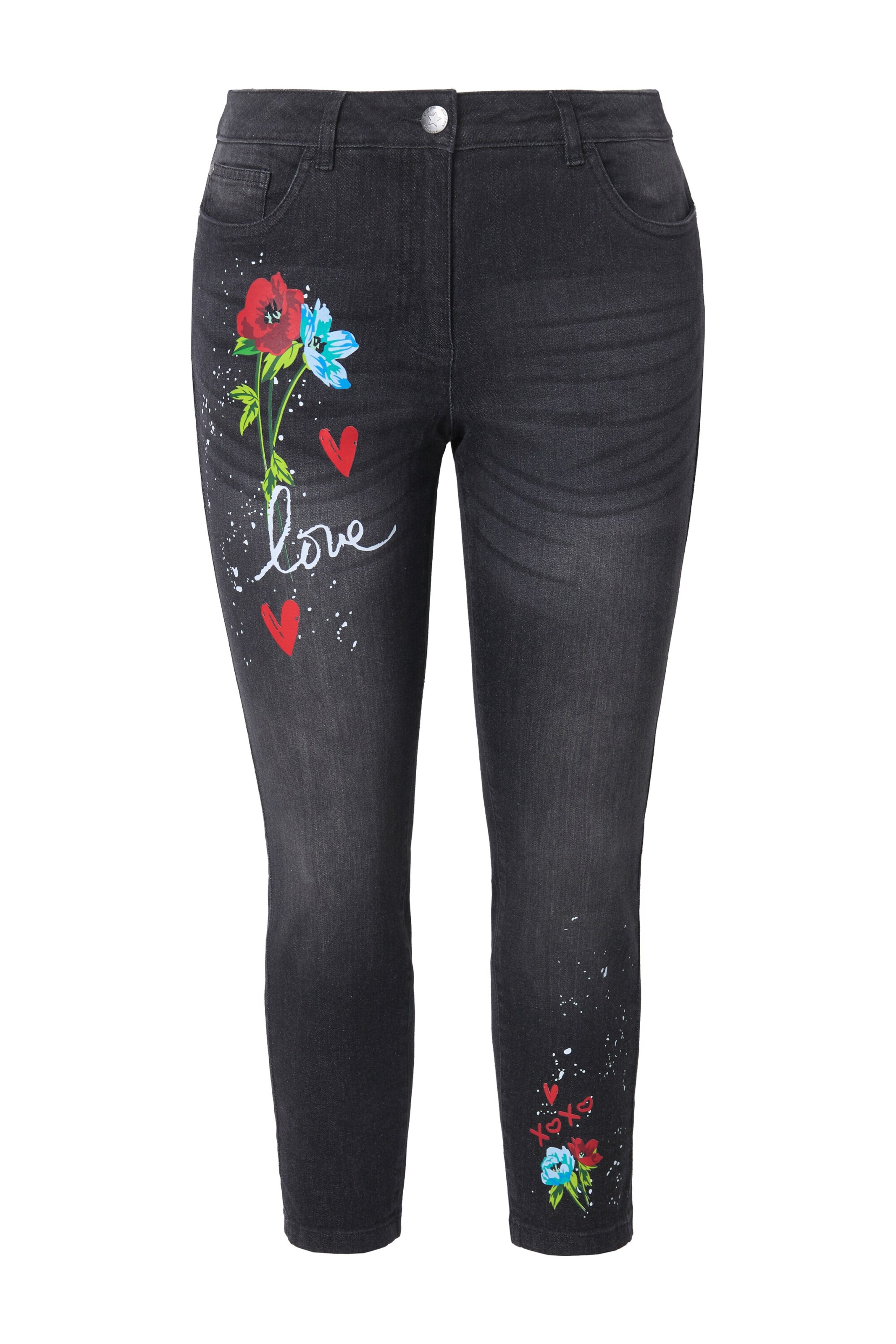 Coupe slim Jean Angel of Style en mélange de couleurs : devant