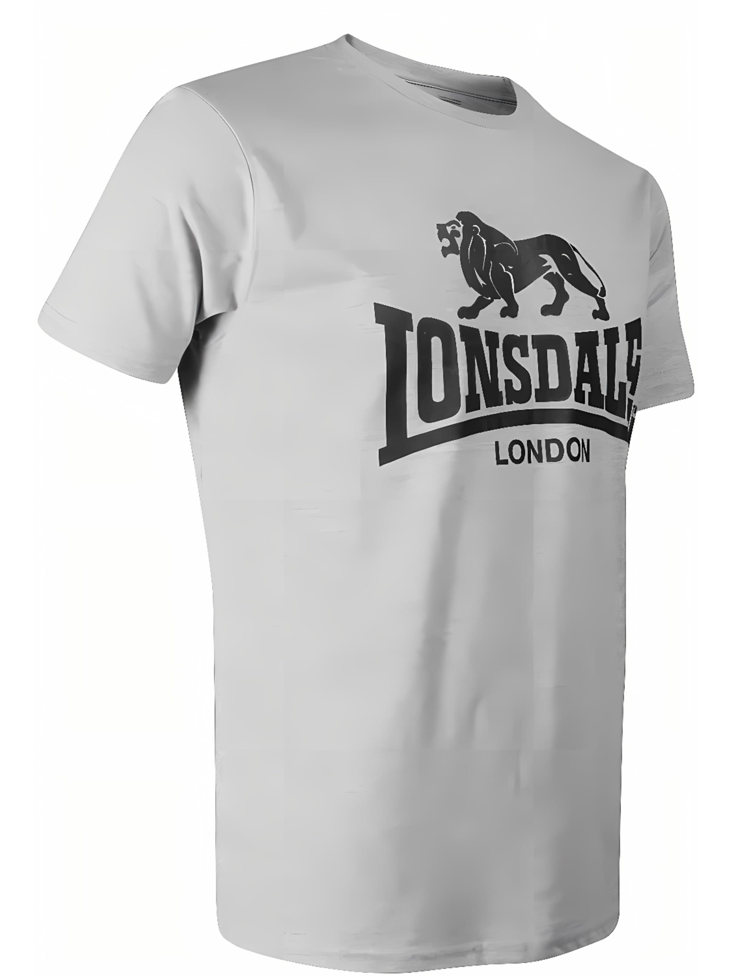 T-Shirt 'Logo' LONSDALE en gris