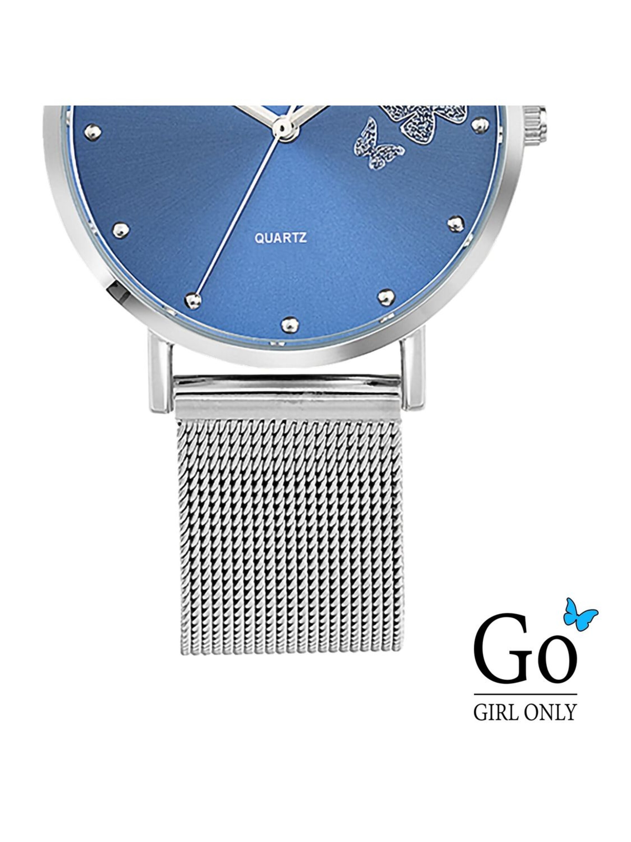 GO GirlOnly - Reloj analógico en plata
