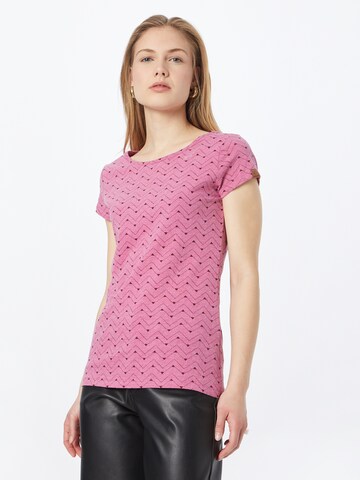 Maglietta di Ragwear in rosa: frontale