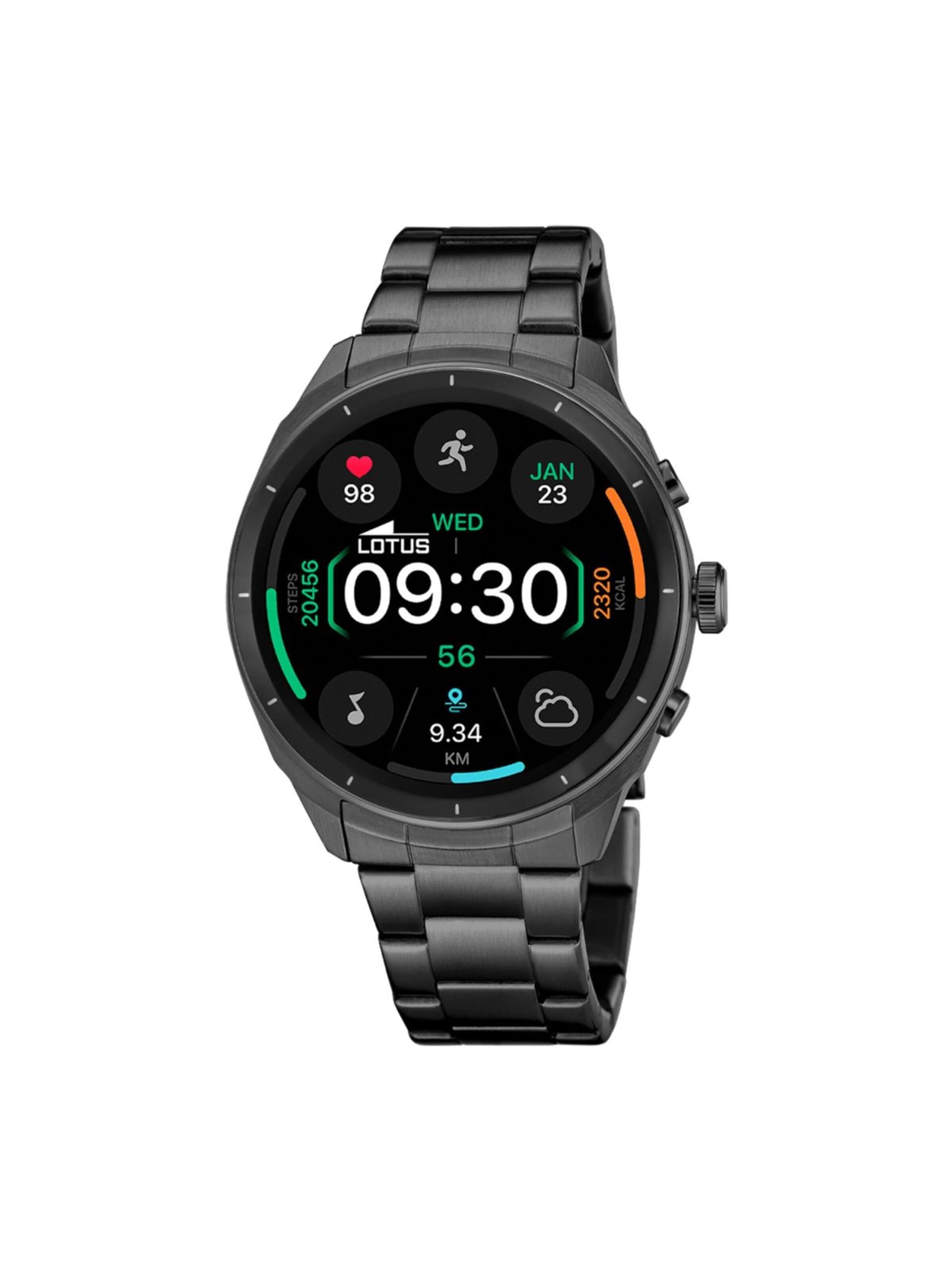 Lotus Digitaal horloge in Zwart: voorkant