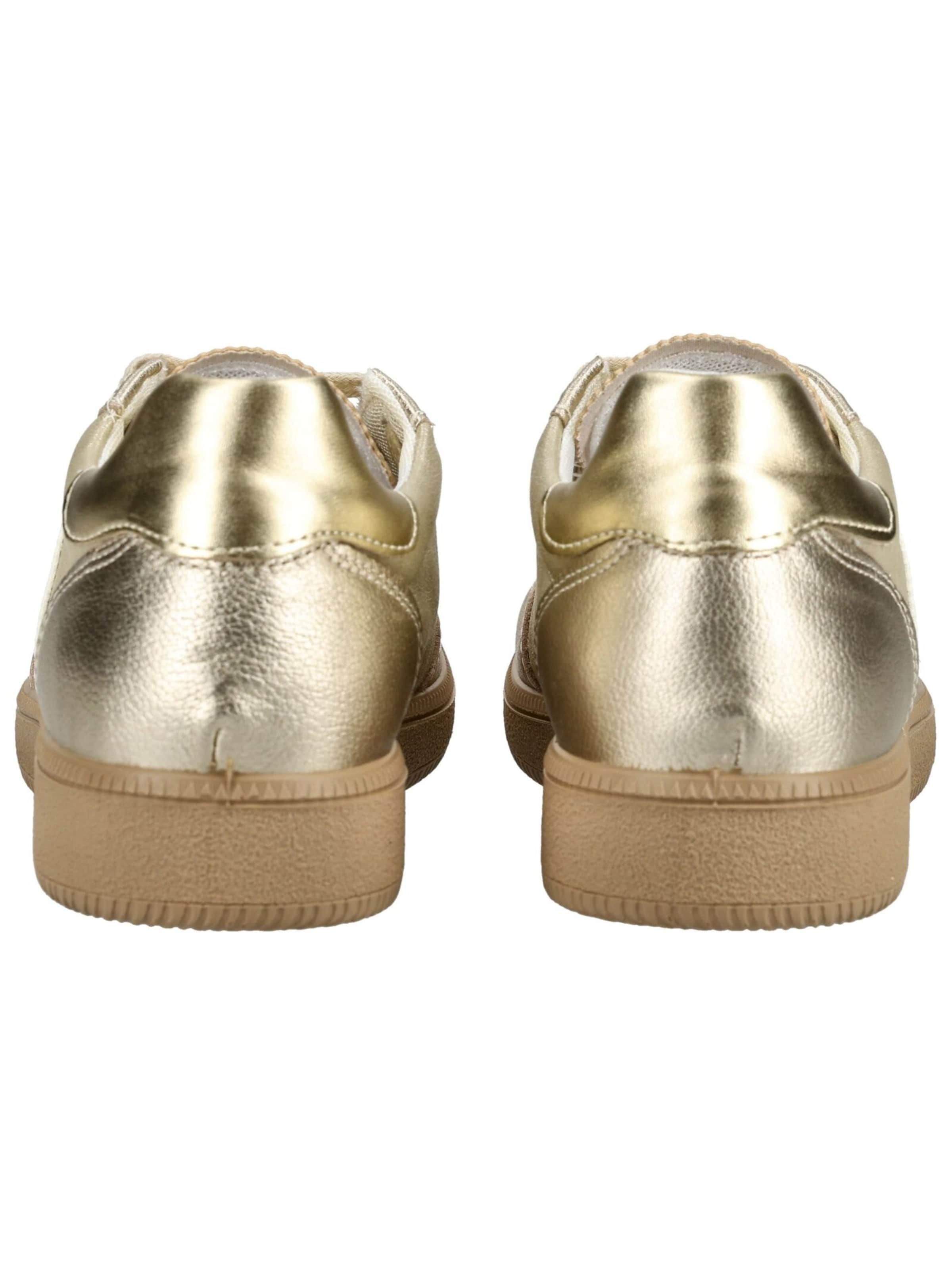 Baskets basses IMAC en or