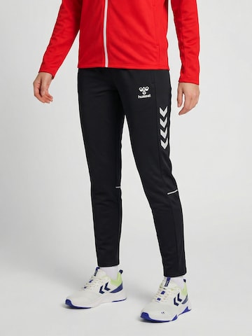 Regular Pantalon de sport Hummel en noir : devant