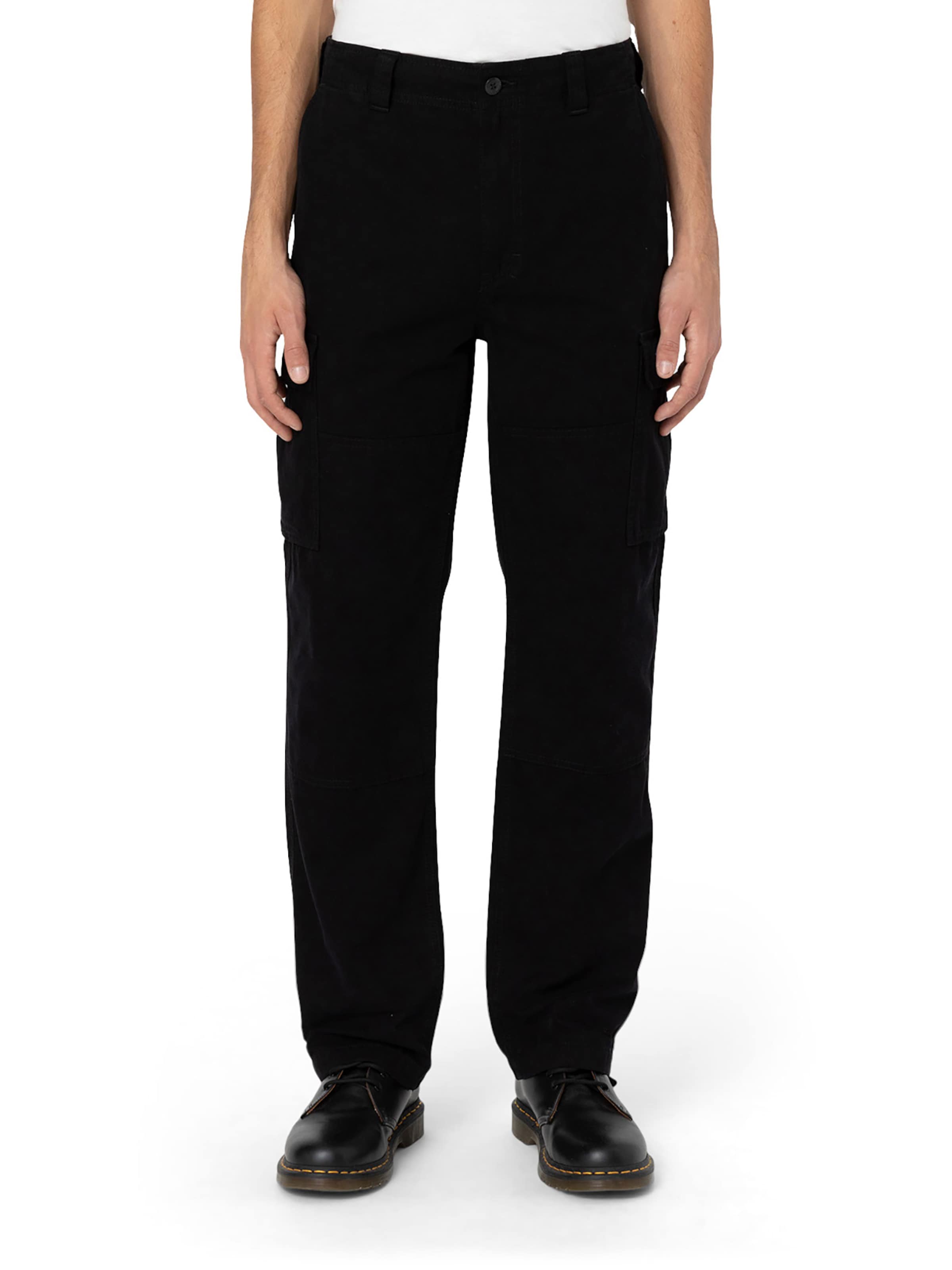 DICKIES Loose fit Cargo Pants JOHNSON in Black ABOUT YOU