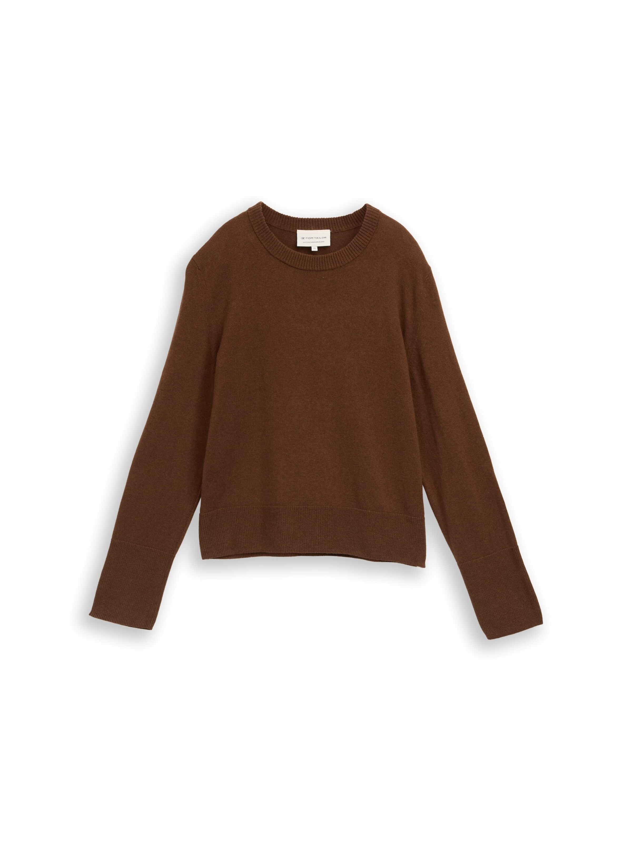 TOM TAILOR Sweater in Brown: front