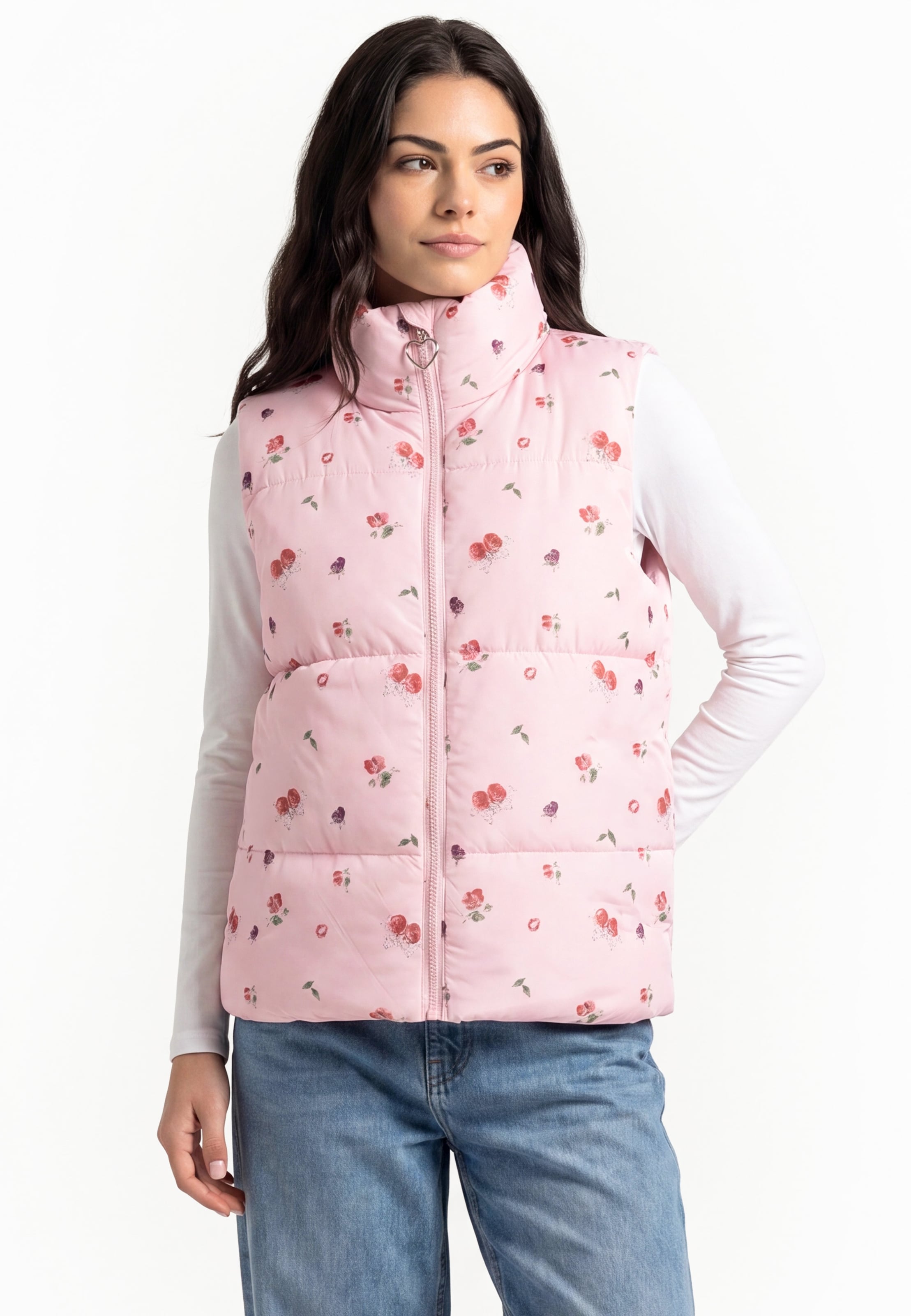 MYMO - Chaleco en rosa: frente