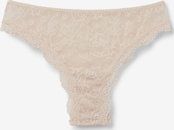 Tezenis Thong in Beige: front